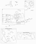 Cylinder Head Gasket Set - Engine Gasket Set - Valve Valves Diagram and Parts List for 21C337-0110-E1  Briggs and Stratton Engine